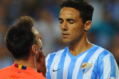 Messi, en el encuentro de ayer