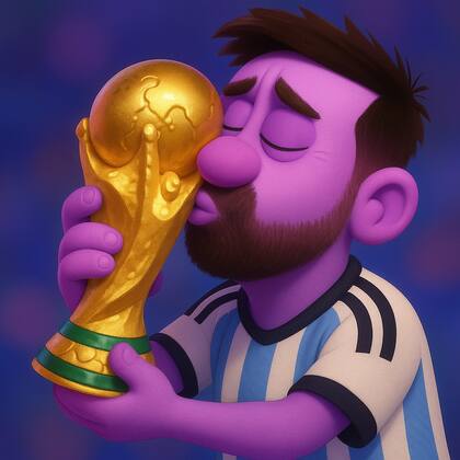 Messi en el "modo Intensamente 2"