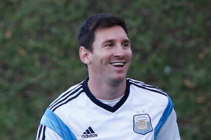 Messi, en la concentración de la selección , en Brasil