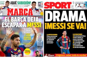 La prensa de España, en shock por la ruptura de Messi con Barcelona