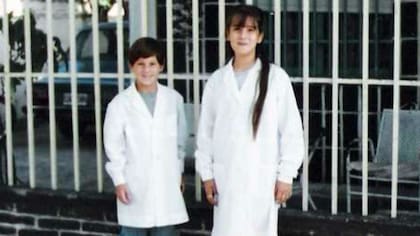 Messi en su época escolar