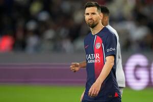 Messi en su último partido en el PSG
