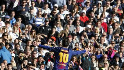 Messi festeja siempre