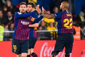 Un golazo de Messi para el 4-4 de Villarreal-Barcelona en el que pasó de todo