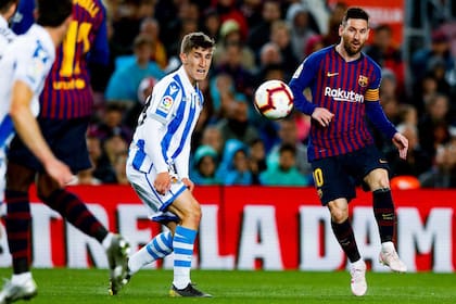 Messi fue titular en el líder de la liga española. Esta vez, no brilló.