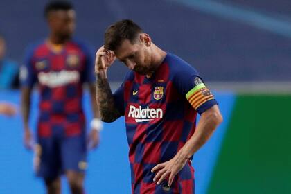 Messi, lejos del sueño de ganar otra vez la Champions League