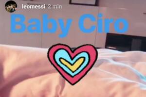 Lionel Messi anunció el nombre de su tercer hijo en un video en Instagram