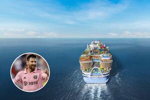Messi será la cara de uno de los cruceros más grande del mundo.