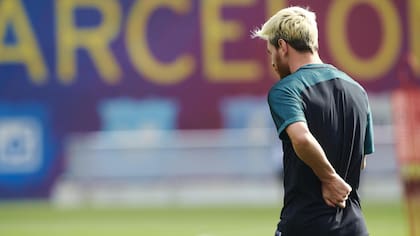 Messi, todavía con dolores en los aductores de su pierna izquierda