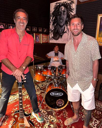 Messi visitó el restaurante de Gerry