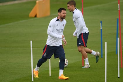 Messi volvió a entrenar con PSG esta semana, luego de que en la anterior no lo dejaran