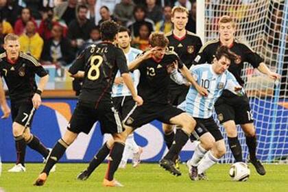 Messi vs. Alemania en un amistoso