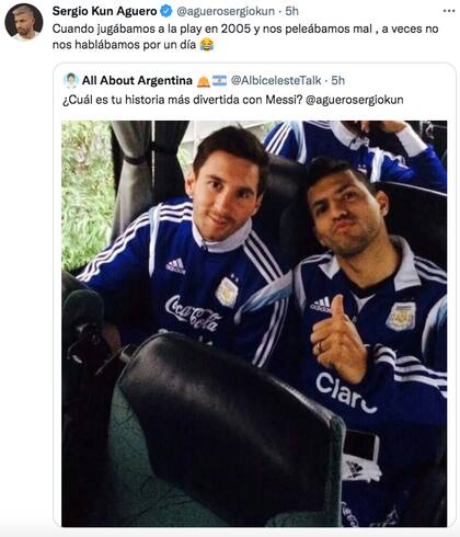 Messi y Agüero, una sociedad que hizo historia en el fútbol