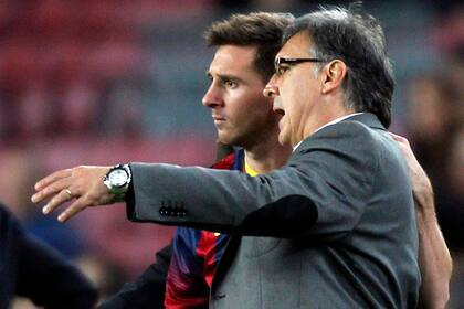 Messi y Gerardo Martino. "El trato que se le dio al Tata en Barcelona fue injusto", se lamenta Évole