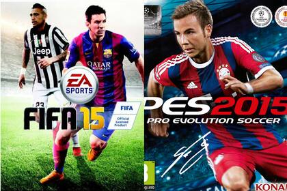 Messi y Götze se vuelven a enfrentar en las tapas del FIFA 15 y PES 2015
