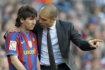 Messi y Guardiola
