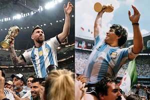 El viaje de 36 años de dos vidas que se unen para siempre con la Copa del Mundo en las manos