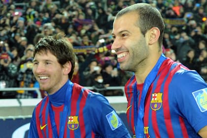 Lionel Messi y Javier Mascherano fueron varias veces campeones cuando compartieron plantel en Barcelona; otros seis argentinos jugaron en el tramo 2001-2018.