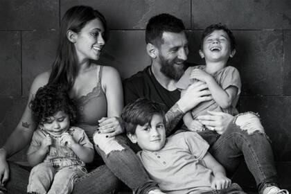 Messi y su familia