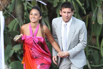 Messi y su novia ansiosos por la llegada de Thiago