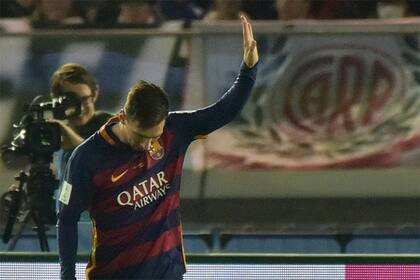 Messi y un gesto que se viralizó