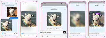 Meta AI ahora permite editar imágenes al estilo de Google o Apple, cambiando el fondo y sumando elementos a la imagen