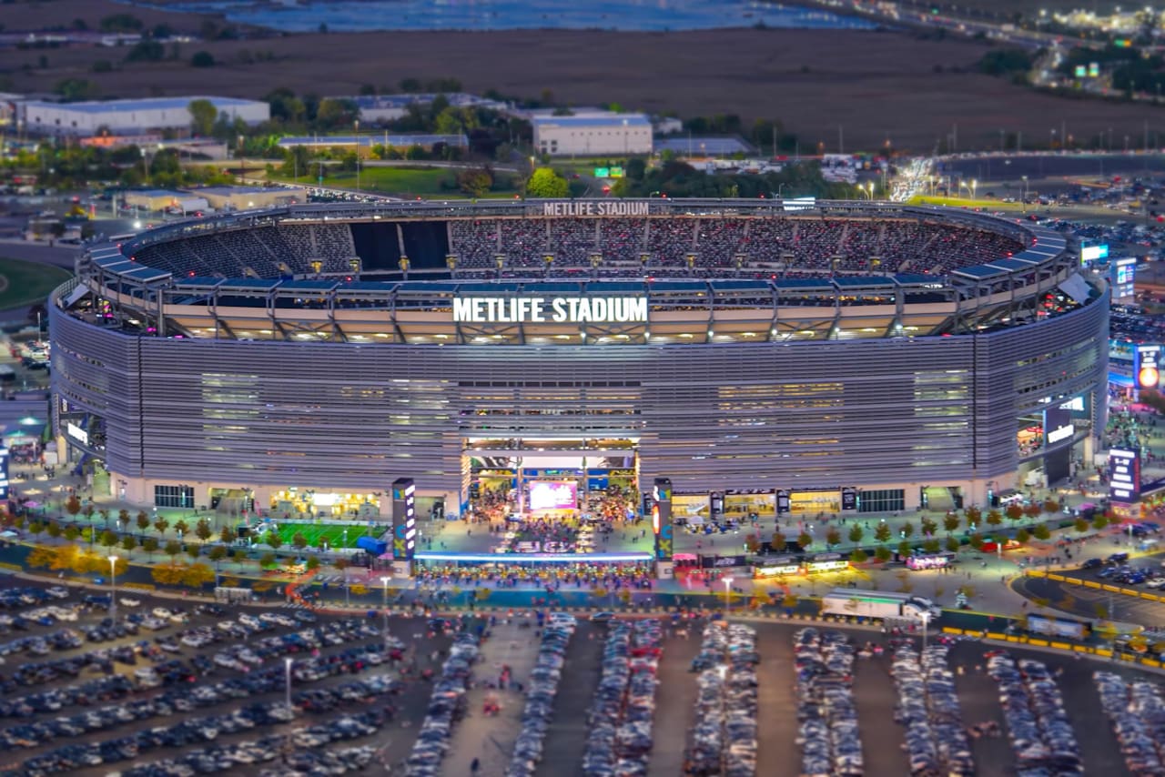 Estadio MetLife en East Rutherford, una de las sedes del Mundial 2026