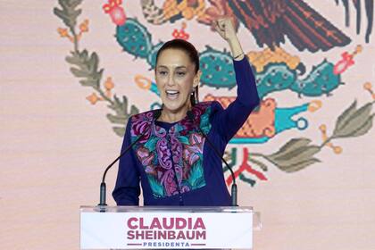 Las propuestas de campaña de Claudia Sheinbaum, futura presidenta de México (Photo by Gerardo Luna / AFP)