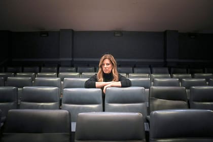 Mey Scápola en la platea de la sala que alberga Las cosas maravillosas, pieza que ya lleva nueve versiones bajo su dirección