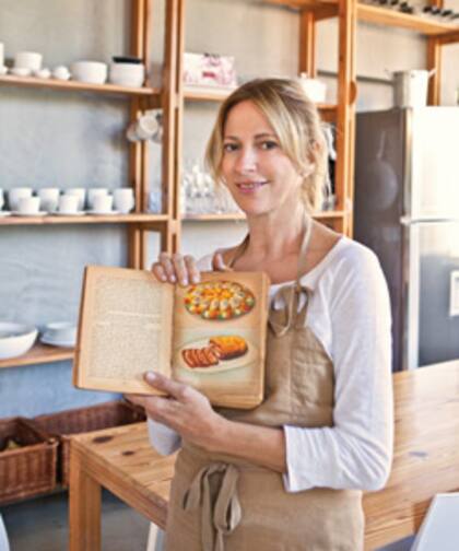 "Mi libro de cabecera es el de Doña Petrona. Está viejito, perdió la tapa, pero casi no tengo que abrirlo: me sé lasa recetas de memoria"