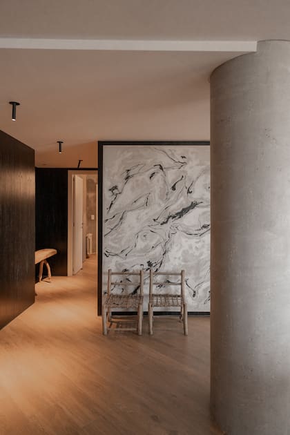 "Mi mamá guardó este cuadro hace dos años sin saber para qué. Hoy ves el living y sentís que fue pintado para estar ahí".