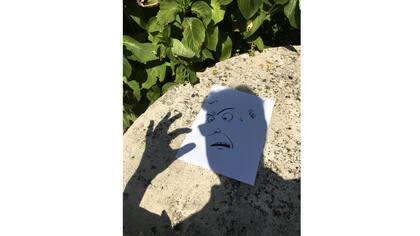 Mi nariz era la sombra de mis gafas de sol...