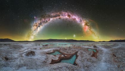 "Mi noche perfecta", de Daniel Viñe García, imagen tomada en la Puna Catamarqueña
