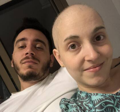 “Mi novio se la bancó súper bien, al principio lo noté asustado y después entiendo que la disimuló bastante por mí"