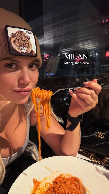 "Mi segunda casa", expresó Nara sobre Milán (Foto: Instagram @wanda_nara)