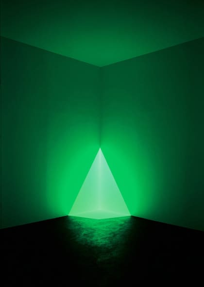 "Mi trabajo es sobre el espacio y la luz que habite en él", explica el artista norteamericano James Turrell