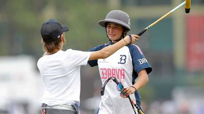 Mia Cambiaso en el festejo