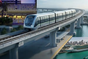 El tren directo que podría llevar desde el aeropuerto hasta las terminales de cruceros
