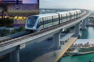 El tren directo que podría llevar desde el aeropuerto hasta las terminales de cruceros
