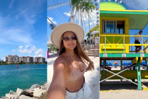 Miami tiene una amplia variedad de cosas por hacer y una mujer se quiso experimentar las más imperdibles en tiempo récord