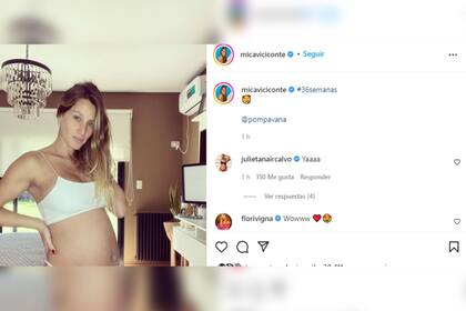 Mica habló de los dolores que sufre (Instagram @micaviciconte)