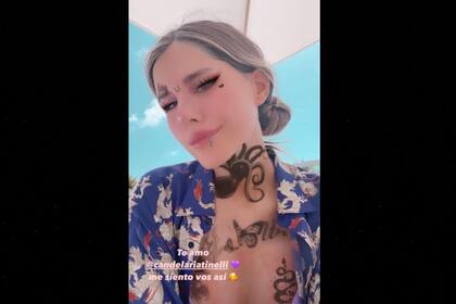 Mica Tinelli jugó a ser Cande por un rato