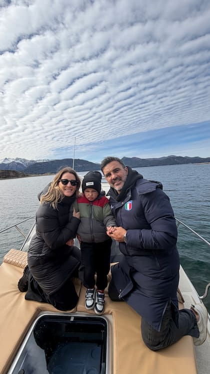 Mica Viciconte celebró su cumpleaños en Villa La Angostura junto a Fabián Cubero y su hijo Luca