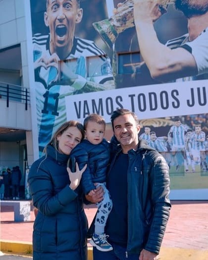 Mica Viciconte es mamá de Luca, el hijo menor de Fabián Cubero