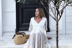 Micaela Arias, en su hogar en Ginebra.