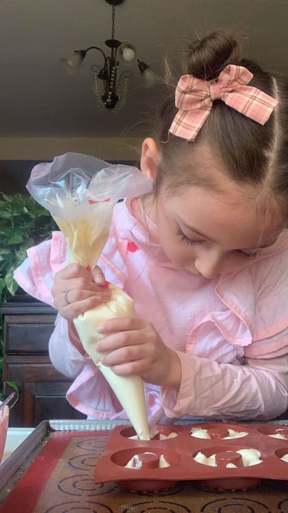 Micaela aseguró que siu hija es muy prolija y detallista en la cocina