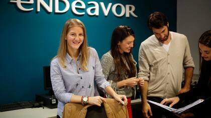 Micaela Bacher (32) trabaja en Endeavor hace siete años: dice que le gusta crecer dentro de la misma empresa