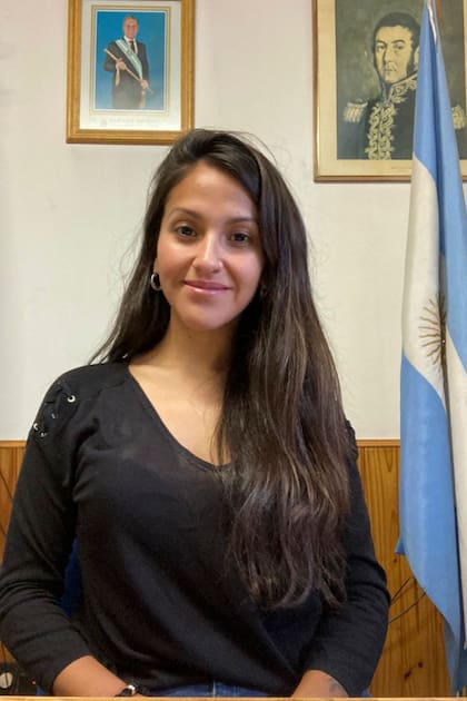 Micaela Bilbao, intendenta de Lago Blanco