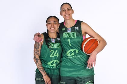 Micaela González y Florencia Fernández fueron compañeras en Ferro, en la temporada 2024/2025, y se consagraron campeonas