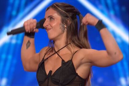 Micaela Leitner junto a su marido Matías Cienfuegos están en una instancia definitoria de America's Got Talent, gracias a su talento para los cuadros aéreos